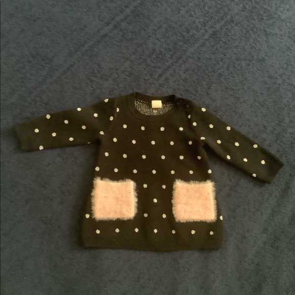 💥2x HP New 3 months Polk Dot warm baby sweater - Picture 7 of 9